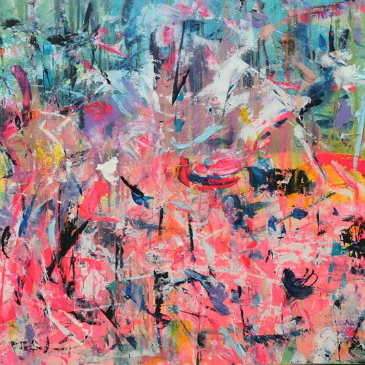 Dark Heart #1 80X60cm Peinture Originale unique