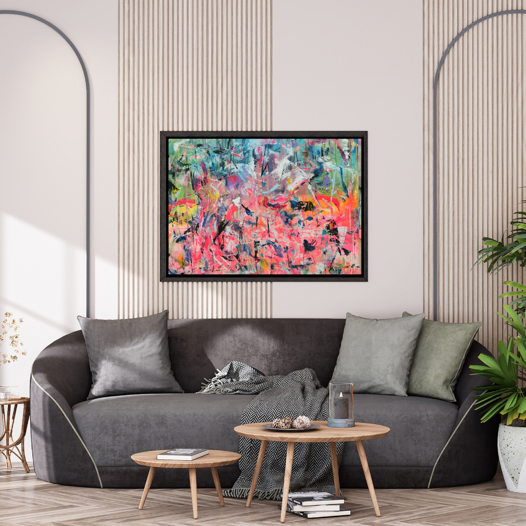 Dark Heart #1 80X60cm Peinture Originale unique