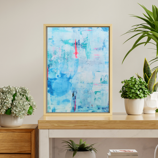 Season #3 Ice 33x41 cm Peinture Originale unique