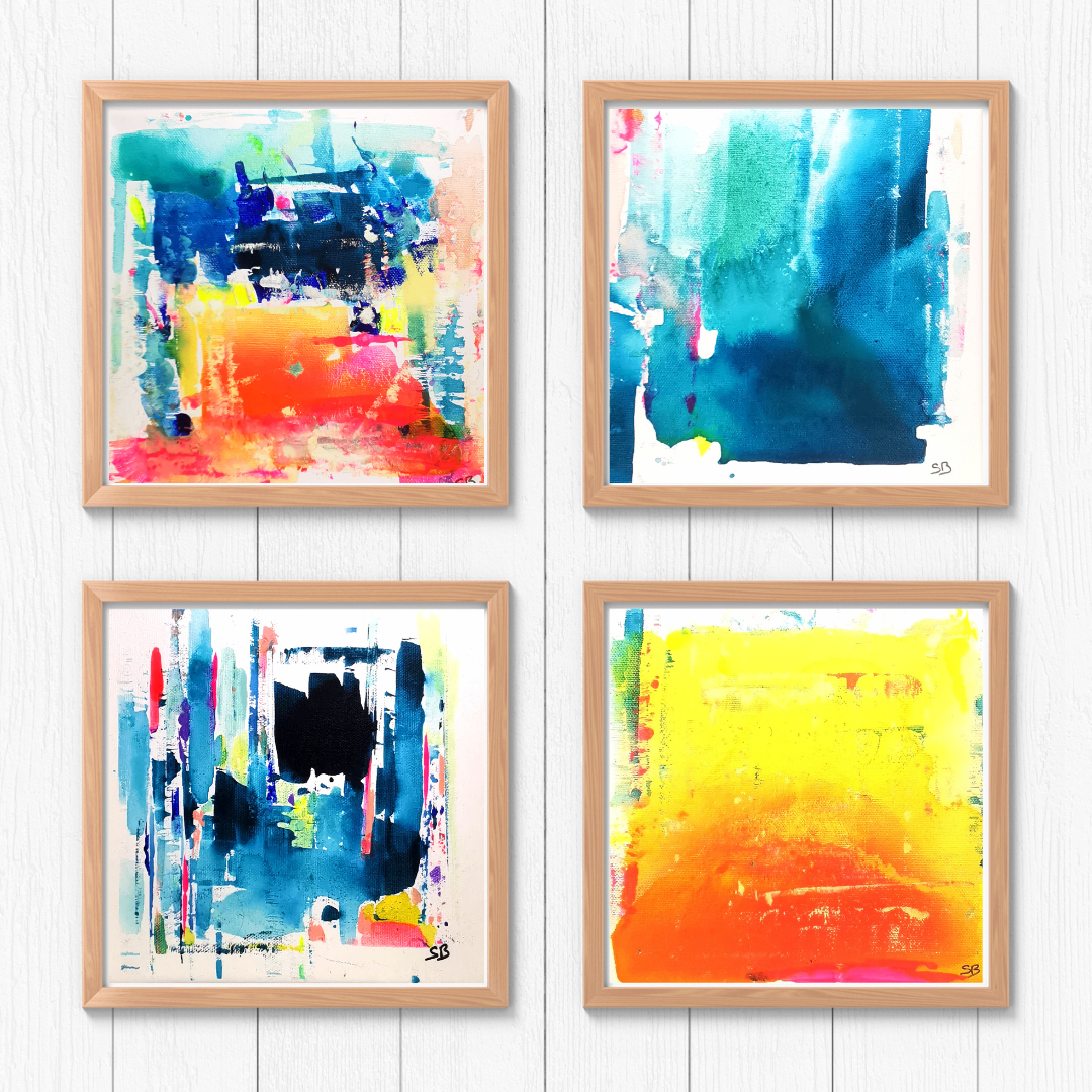 Small Talks #4 20x20 cm Peinture Originale unique