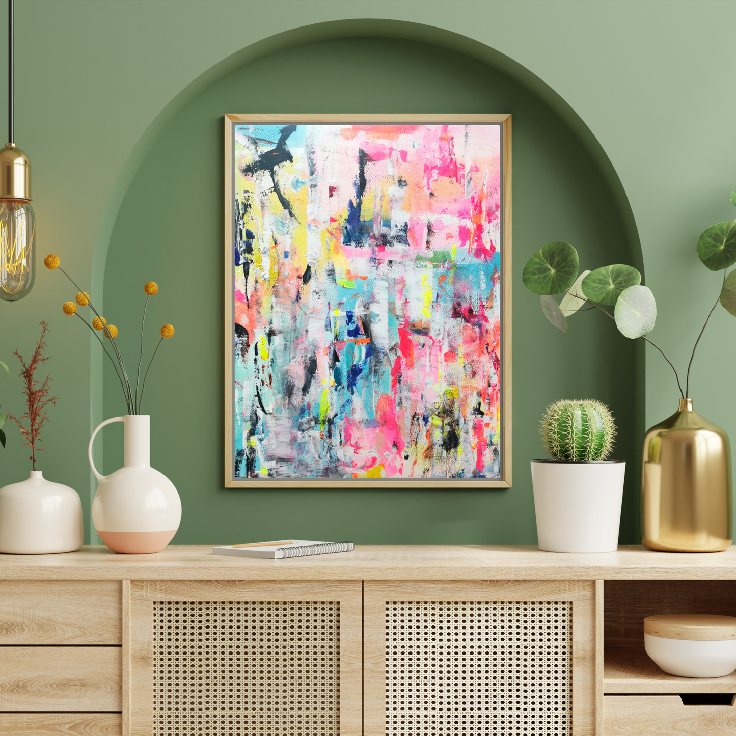 Dark Heart #2 38x46.5 cm Peinture Originale unique