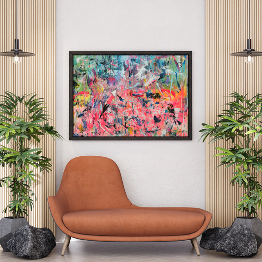 Dark Heart #1  80X60cm  Peinture Originale unique