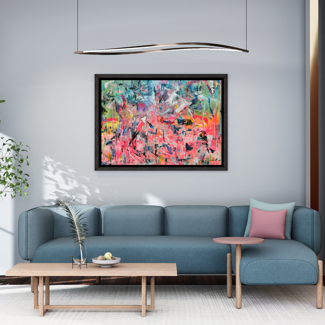 Dark Heart #1  80X60cm  Peinture Originale unique