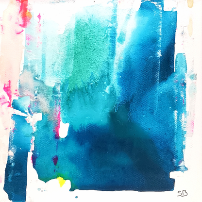 Small Talks #2 20x20 cm Peinture Originale unique