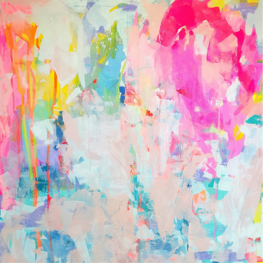 Season #1 Jungle 81x115 cm Peinture Originale unique