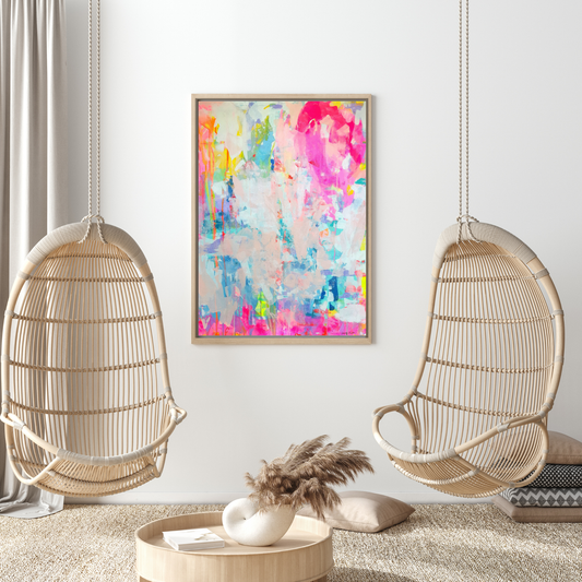 Season #1 Jungle 81x115 cm Peinture Originale unique