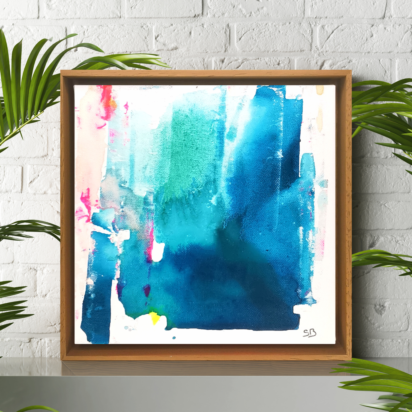 Small Talks #2 20x20 cm Peinture Originale unique