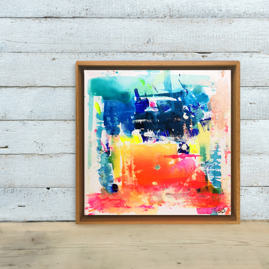 Small Talks #3 20x20 cm Peinture Originale unique