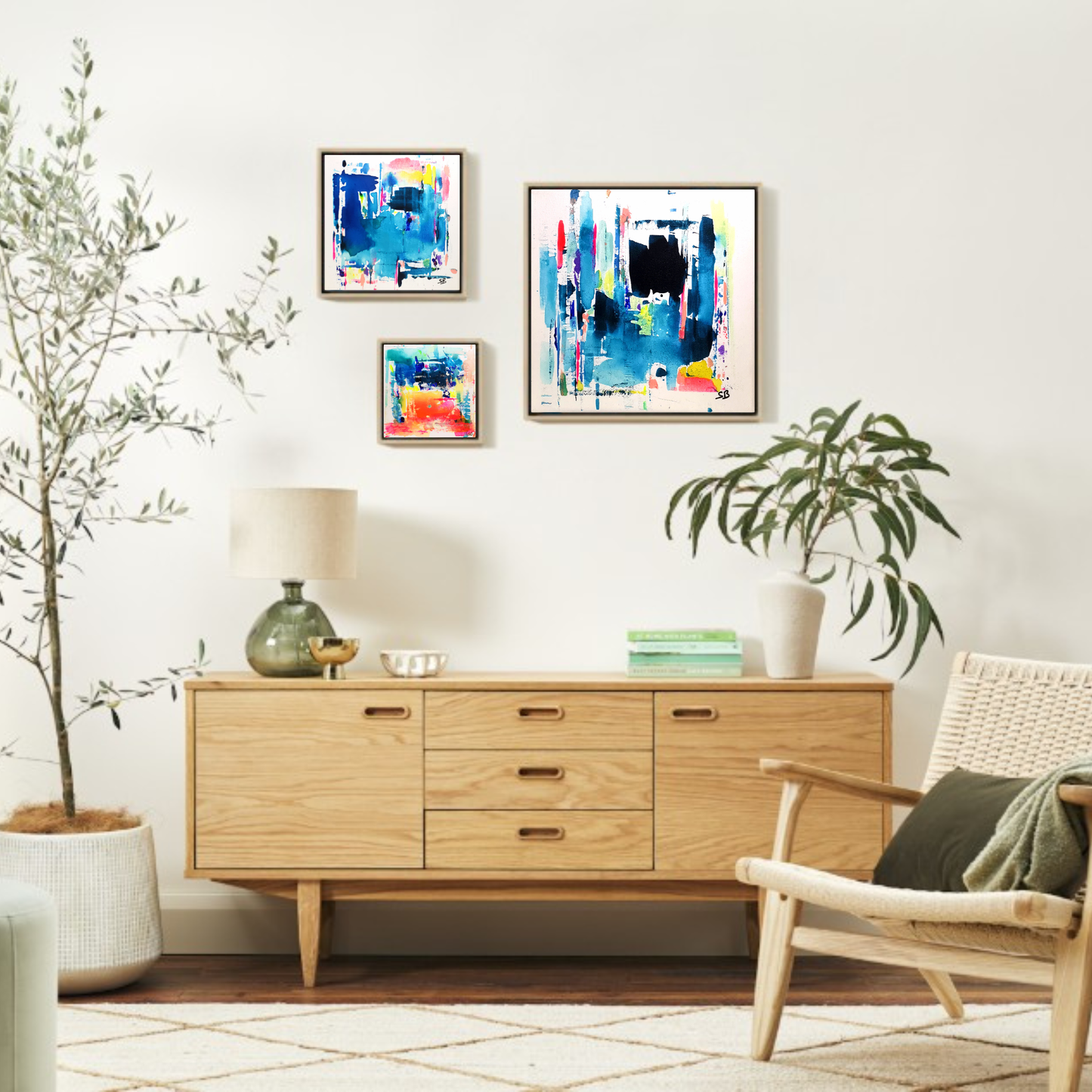 Small Talks #3 20x20 cm Peinture Originale unique