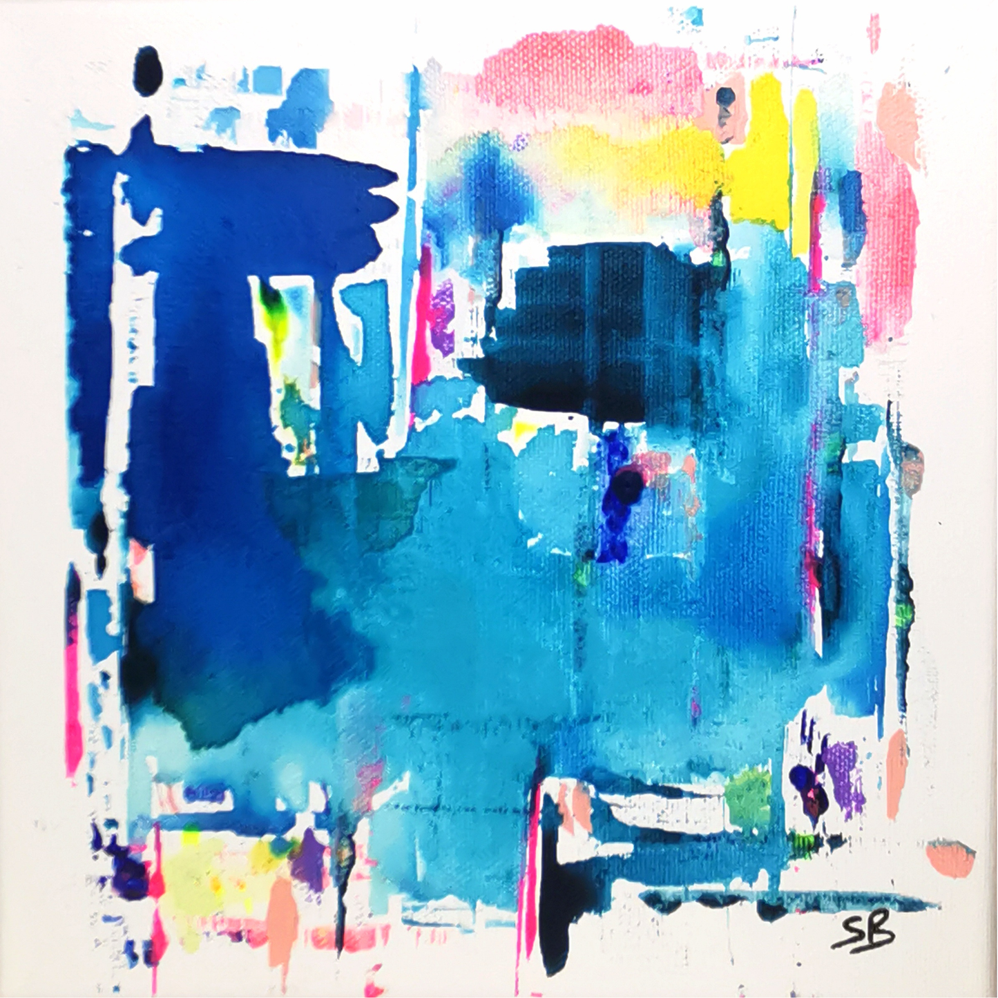 Small Talks #4 20x20 cm Peinture Originale unique