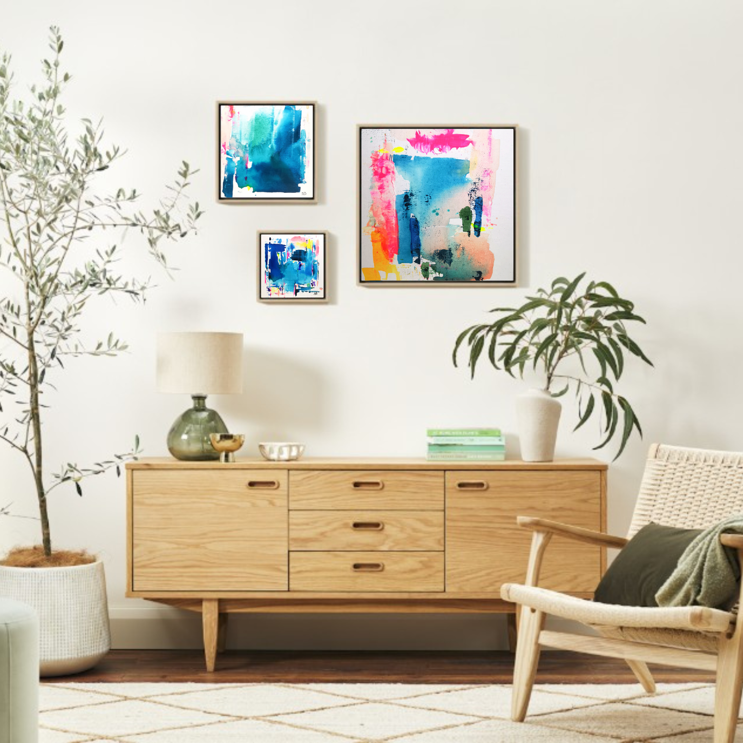 Small Talks #4 20x20 cm Peinture Originale unique