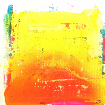 Small Talks #1 20x20 cm Peinture Originale unique