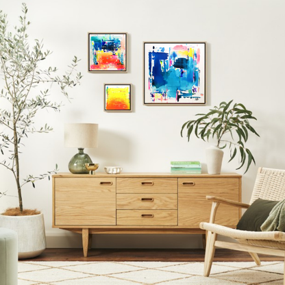 Small Talks #1 20x20 cm Peinture Originale unique