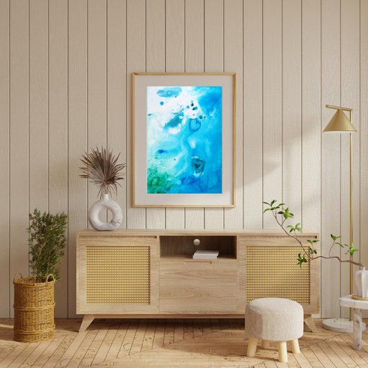 Water Blue #5 - Impression en Edition Limitée